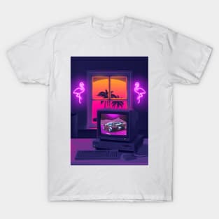 Sunset palms 90s T-Shirt